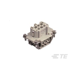 1 pcs - TE Connectivity Heavy Duty Power Connector Insert, 16A, Female, HDC HE Series, 6 Contacts
