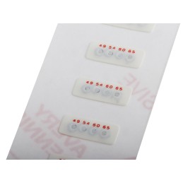 10 pcs - RS PRO Non-Reversible Temperature Sensitive Label, 49°C to 65°C, 4 Levels