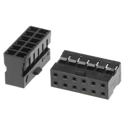 10 pcs - Molex, Milli-Grid Female Connector Housing, 2mm Pitch, 12 Way, 2 Row