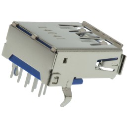 1 pcs - Molex Right Angle, Through Hole, Socket Type A 3.0 USB Connector