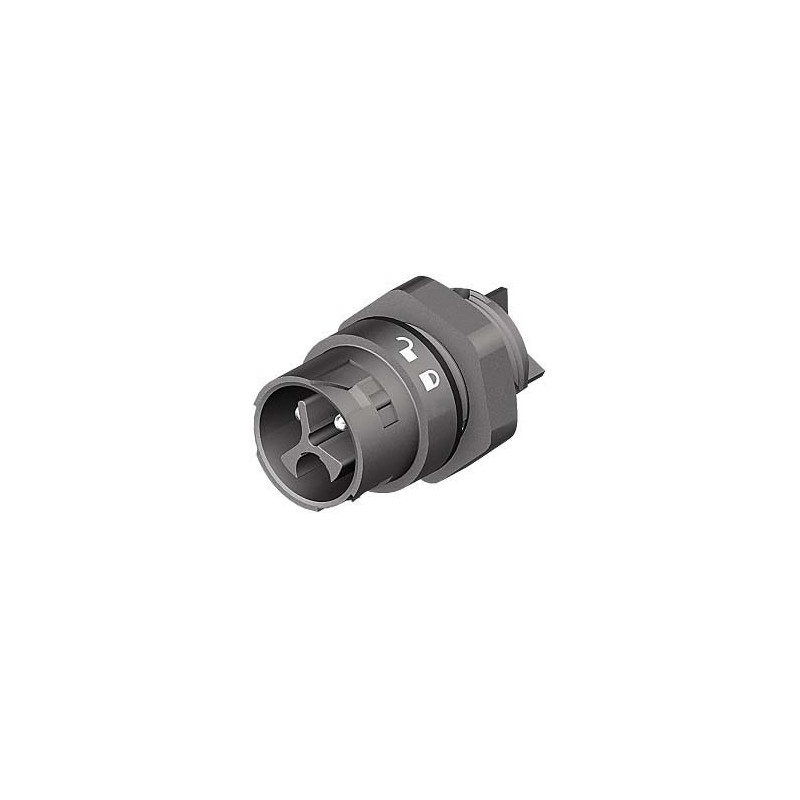 1 pcs - Wieland RST Mini Series Mini Connector, 3-Pole, Male, 1-Way, Panel Mount, 16A, IP66, IP68, IP69