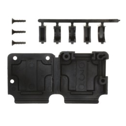 1 pcs - TE Connectivity 207345 Series PP, Thermoplastic D Sub Backshell, 25 Way