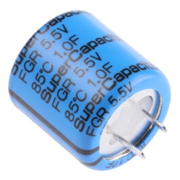 240 pcs - KEMET 1F Supercapacitor -20 - +80% Tolerance, Supercap FG 5.5V dc, Through Hole
