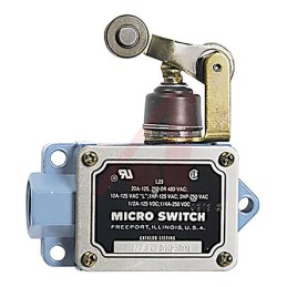 1 pcs - Honeywell BAF Series Roller Lever Limit Switch, NO/NC, SPDT, Die Cast Aluminium Housing, 480V ac Max, 20A Max
