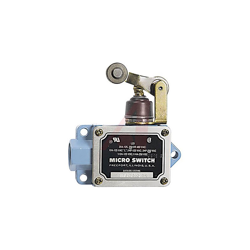 1 pcs - Honeywell BAF Series Roller Lever Limit Switch, NO/NC, SPDT, Die Cast Aluminium Housing, 480V ac Max, 20A Max