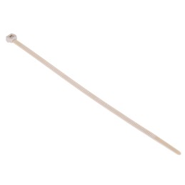 1 Bag of 100 - HellermannTyton Cable Tie, 145mm x 3.4 mm, Grey PEEK, Pk-100