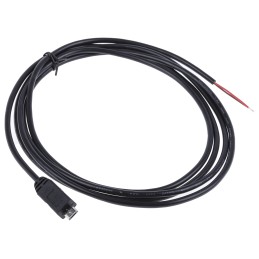 1 pcs - RS PRO Cable, Male Micro USB B to Unterminated Cable, 1.8m