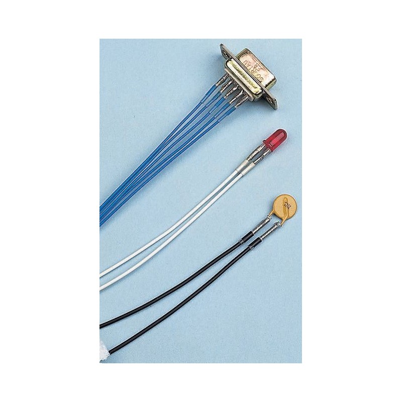 1 Box of 500 - TE Connectivity Transparent Polyolefin Solder Sleeve 16mm Length 1.1 - 2.9mm Cable Diameter