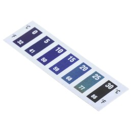 10 pcs - RS PRO Temperature Sensitive Label, 0°C to 30°C, 7 Levels