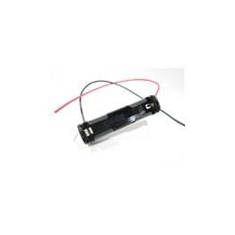 10 pcs : 12BHC411A-GR - Cylindrical Battery Contacts, Clips, Holders & Springs 1XAAA 6' LEADS CLIP CONTACTS