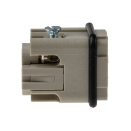 1 pcs - HARTING Heavy Duty Power Connector Insert, 10A, Male, Han A Series, 3 Contacts