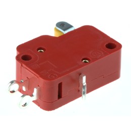1 pcs - Marquardt Roller Lever Micro Switch, Solder Terminal, 10 A @ 250 V ac, SP-CO