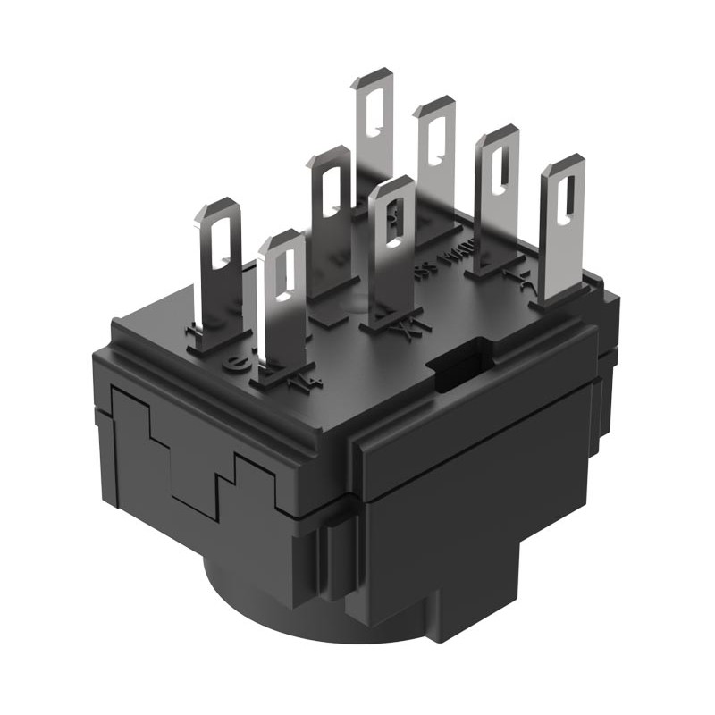 1 pcs - EAO Black 61 Enclosure - 2 Hole