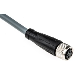 1 pcs - Pepperl + Fuchs Straight Female 4 way M8 to Unterminated Sensor Actuator Cable, 5m
