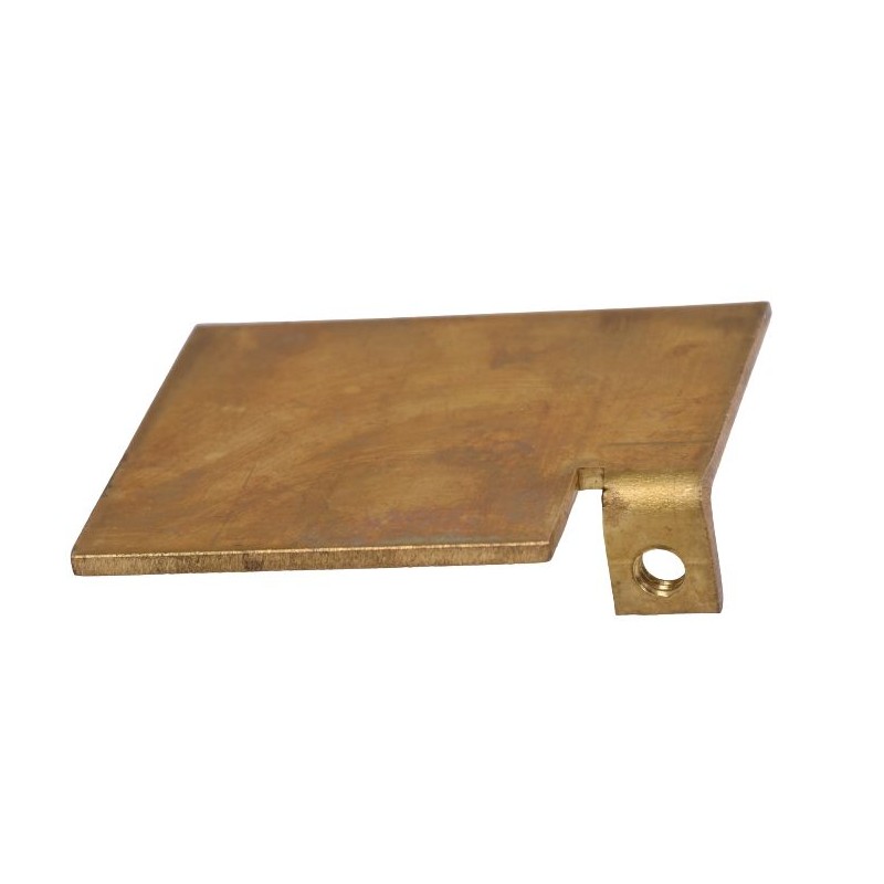 1 pcs - RS PRO Brass Gland Plate, 3mm H, 61.8mm W, 210mm L for Use with RS PRO GRP Enclosure
