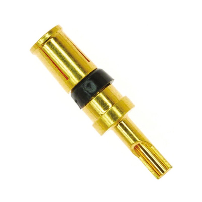 1 pcs - Amphenol ICC Female Solder D-Sub Connector Power Contact, Gold Power
