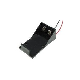 10 pcs : 12BH610-GR - 9V Battery Snaps & Contacts 9V 6' LEADS BLK