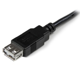 1 pcs - StarTech.com USB 2.0 Cable, Male USB A to Female USB A USB Extension Cable, 15cm