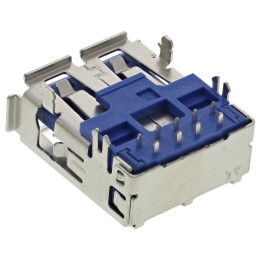 1 pcs - Molex Right Angle, Through Hole, Socket Type A 3.0 USB Connector