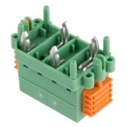 1 pcs - Phoenix Contact SDC 2.5/ 4-PV-5.0-ZB Series PCB Terminal Block, 4-Contact, 5mm Pitch, Through Hole Mount, 1-Row, Screw