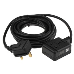 1 pcs - RS PRO 5m 1 Socket Type G - British Extension Lead