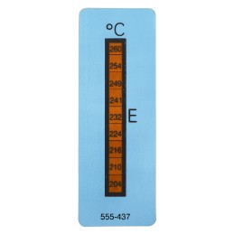 10 pcs - RS PRO Non-Reversible Temperature Sensitive Label, 204°C to 260°C, 8 Levels