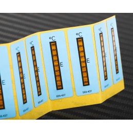 10 pcs - RS PRO Non-Reversible Temperature Sensitive Label, 204°C to 260°C, 8 Levels