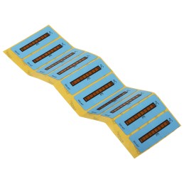 10 pcs - RS PRO Non-Reversible Temperature Sensitive Label, 204°C to 260°C, 8 Levels