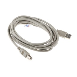 1 pcs - RS PRO USB 2.0 Cable, Male USB A to Male USB B Cable, 3m