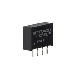 10 pcs : TEA 1-0505 - Isolated DC/DC Converters - Through Hole 1W 4.5-5.5Vin 5Vout 200mA unreg SIP-4