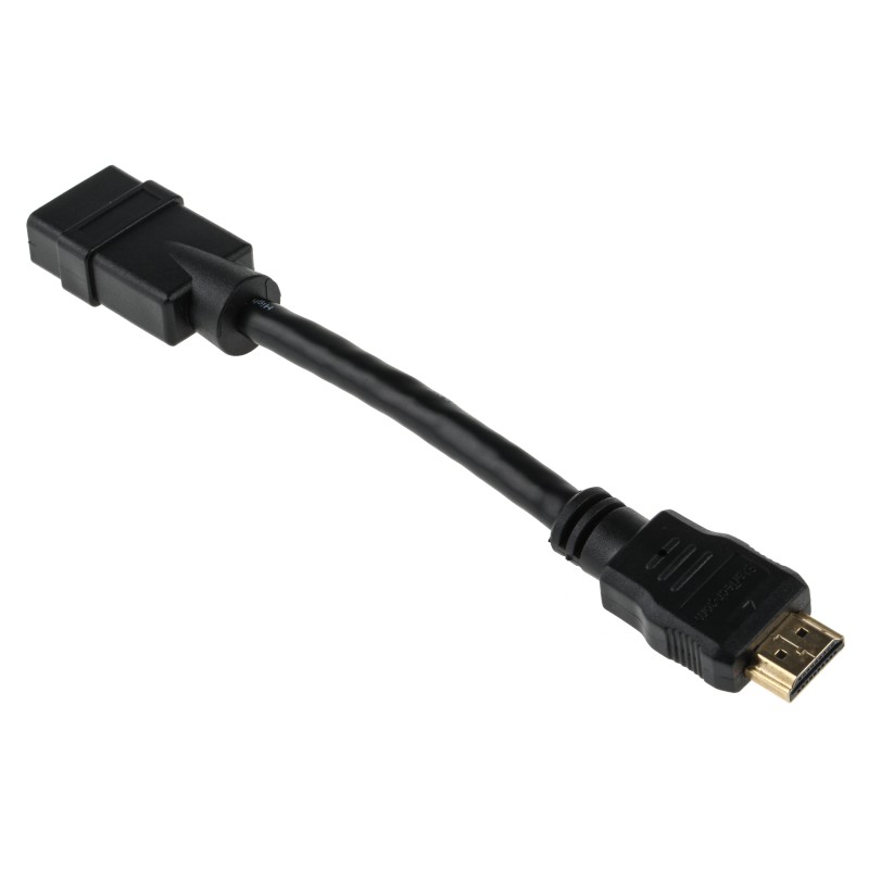 1 pcs - StarTech.com 4K @ 30Hz HDMI 1.4 Male HDMI to Female HDMI Cable, 15cm