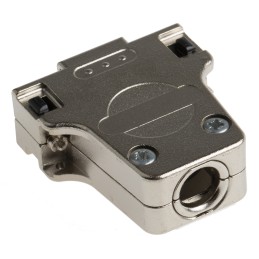 1 pcs - Phoenix Contact DSSC Series Die Cast Zinc D Sub Backshell, 15 Way, Strain Relief