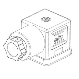 1 pcs - Brad from Molex 2P & 3P, Female DIN 43650 Solenoid Connector, No, 24 V Voltage