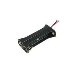 10 pcs : 12BH422A-GR - Cylindrical Battery Contacts, Clips, Holders & Springs 2 AAA W/6' WIRE LDS