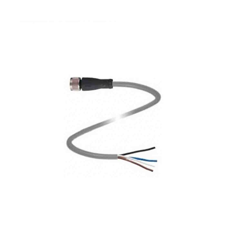 1 pcs - Pepperl + Fuchs Straight 4 way M12 to Unterminated Sensor Actuator Cable, 5m