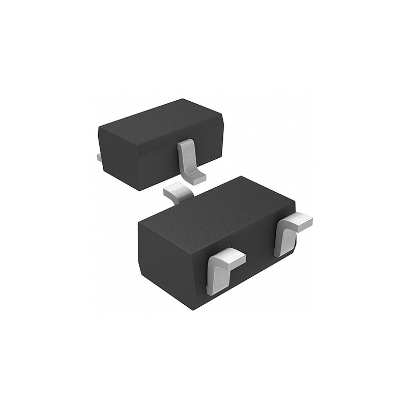 10 pcs - DiodesZetex Through Hole Hall Effect Sensor, SOT-23W, 3-Pin