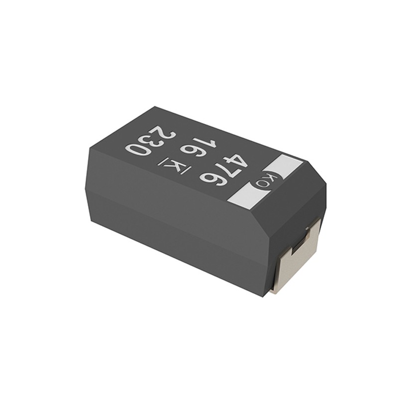 10 pcs - KEMET 22μF Surface Mount Polymer Capacitor, 6.3V dc