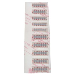 10 pcs - RS PRO Non-Reversible Temperature Sensitive Label, 135°C to 160°C, 6 Levels