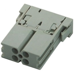 1 pcs - Epic Contact Heavy Duty Power Connector Module, 14A, Female, 4 Contacts