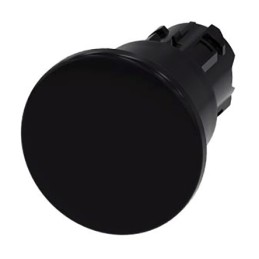 1 pcs - Siemens SIRIUS ACT Series Black Latching Push Button Head, 22mm Cutout, IP66, IP67, IP69K