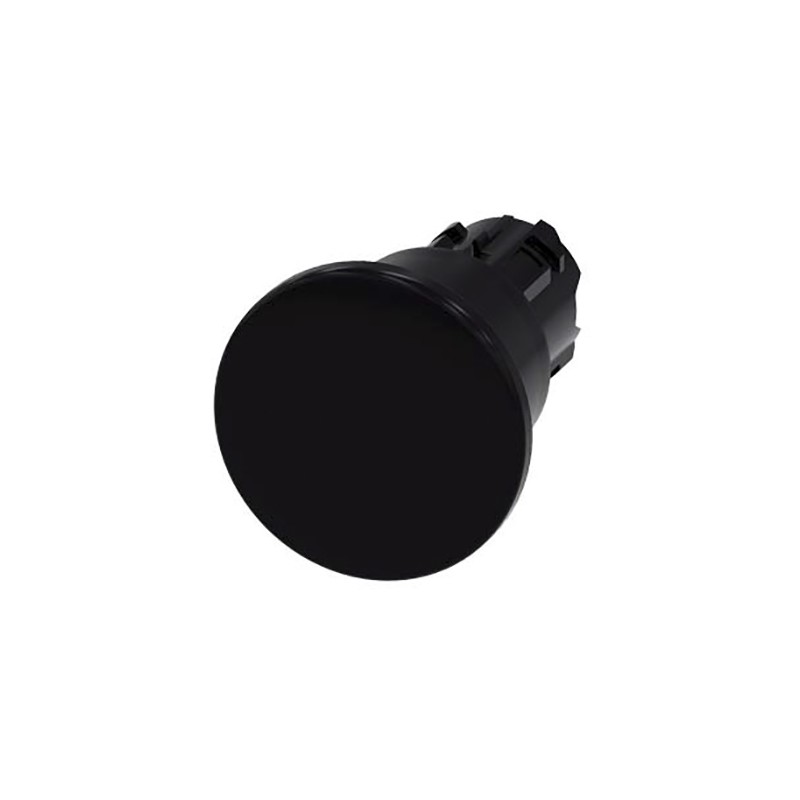1 pcs - Siemens SIRIUS ACT Series Black Latching Push Button Head, 22mm Cutout, IP66, IP67, IP69K