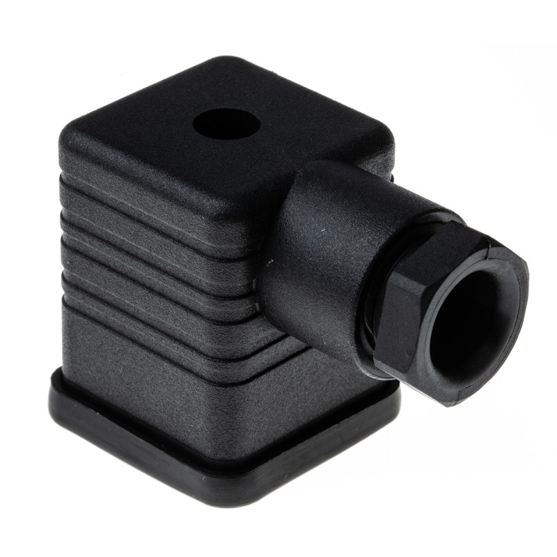 1 pcs - Hirschmann GDM 2P+E DIN 43650 A, Female Solenoid Valve Connector, 250 V Voltage