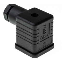 1 pcs - Hirschmann GDM 2P+E DIN 43650 A, Female Solenoid Valve Connector, 250 V Voltage