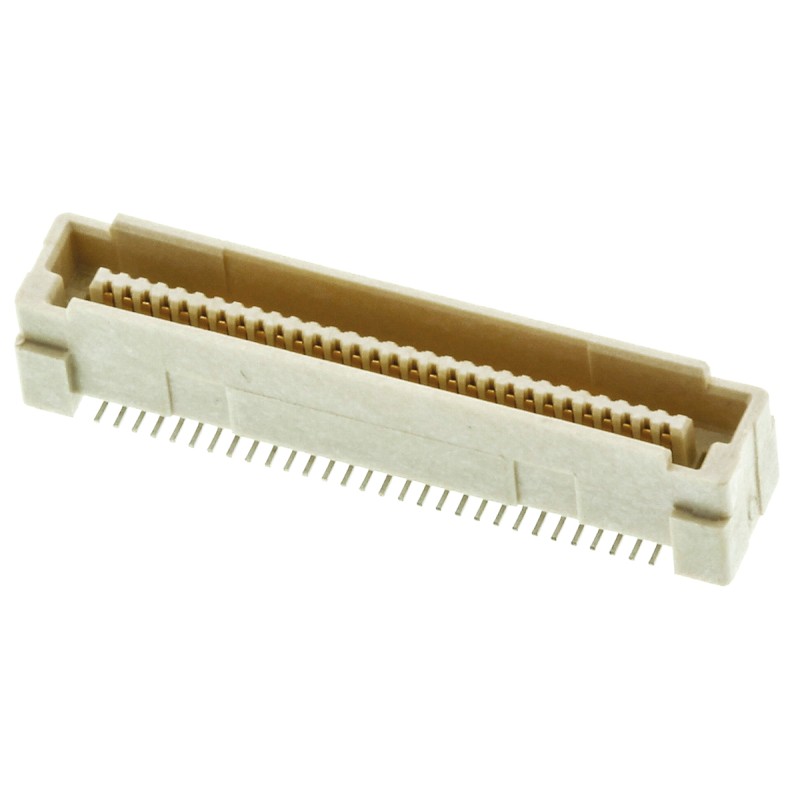 1 pcs - TE Connectivity Free Height Series Straight Surface Mount PCB Header, 60 Contact(s), 0.8mm Pitch, 2 Row(s), Shrouded