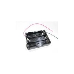 10 pcs : 12BHC331A-GR - Cylindrical Battery Contacts, Clips, Holders & Springs 3XAA 6' LEADS CLIP CONTACTS