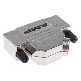 1 pcs - TE Connectivity ADK Series Zinc Angled D Sub Backshell, 25 Way, Strain Relief