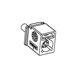 10 pcs : 2FA1-NDSJ-C01-0 - RF Connectors / Coaxial Connectors JACK RG-174,188,316 FAKRA
