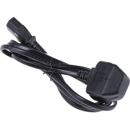 1 pcs - RS PRO IEC C17 Socket to Type G UK Plug Power Cord, 2m