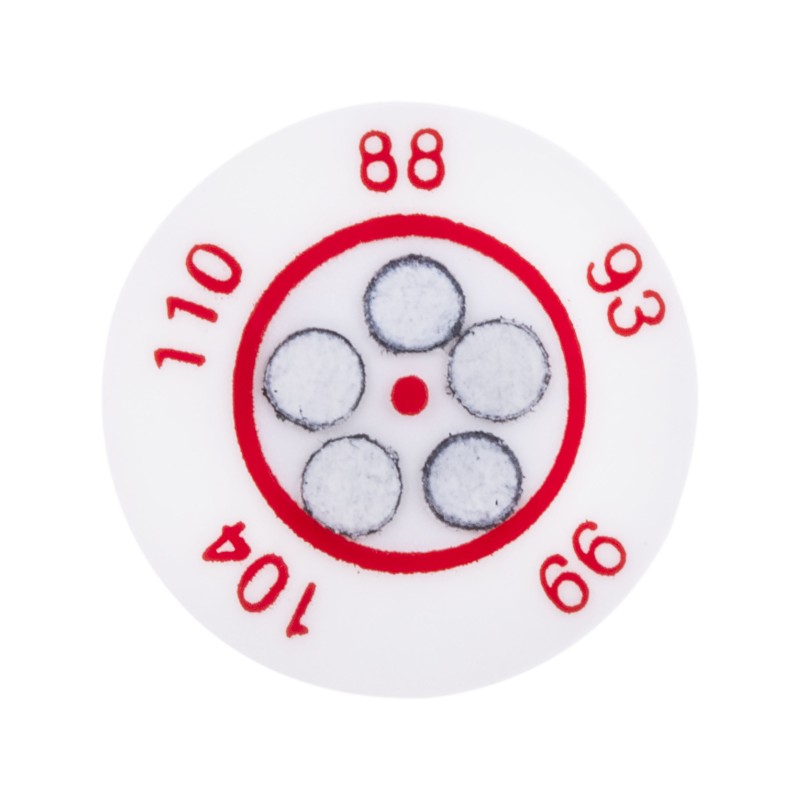 10 pcs - RS PRO Non-Reversible Temperature Sensitive Label, 88°C to 110°C, 5 Levels