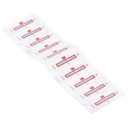 10 pcs - RS PRO Non-Reversible Temperature Sensitive Label, 37°C to 65°C, 8 Levels